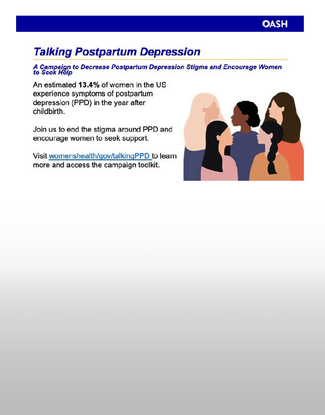 Postpartum Depression Fact Sheet