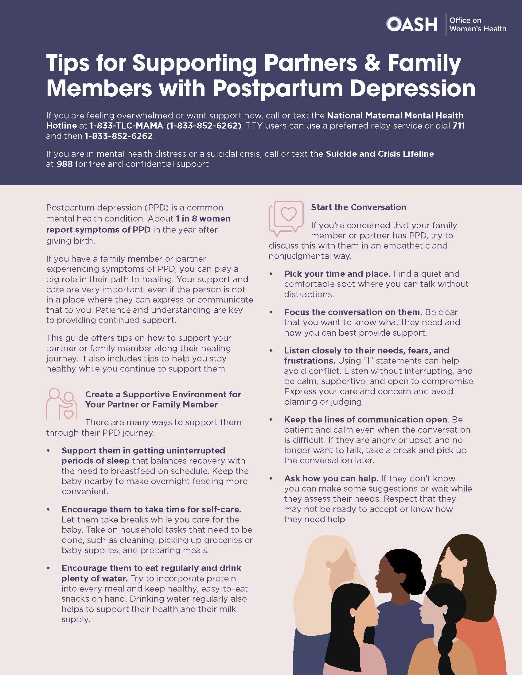 Postpartum Depression Tips for Supporting Partners & Family Members