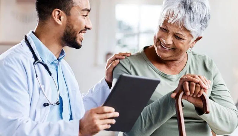 Group of young women working out with weights