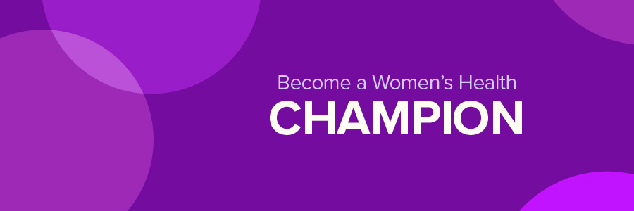 NWHW Womens Health Champion banner