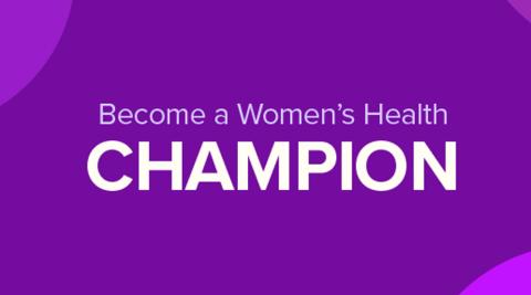 Become a Women's Health Champion for Organizations